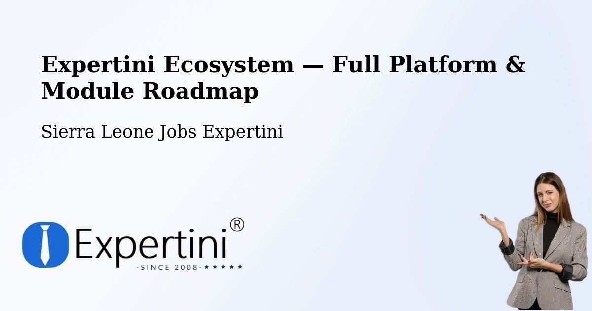 Expertini Ecosystem — Full Platform & Module Roadmap – Daru