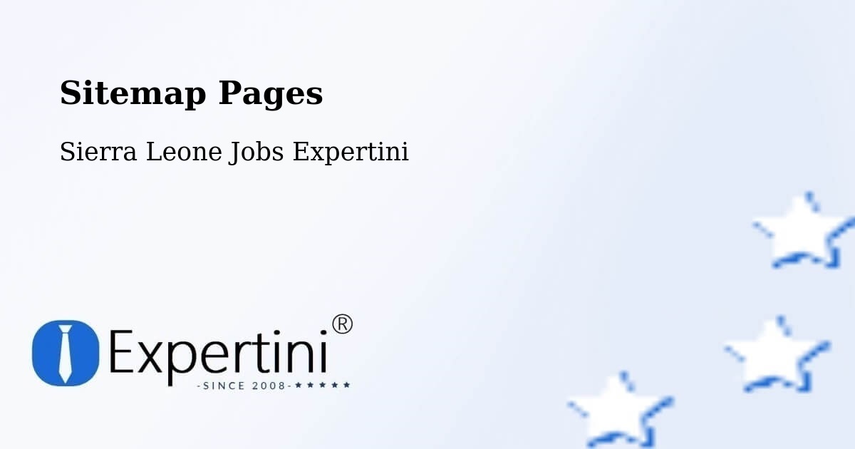 Sitemap Pages - Daru - Sierra Leone Jobs Expertini