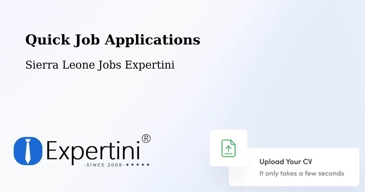 Quick Apply Feature – Daru - Sierra Leone Jobs Expertini