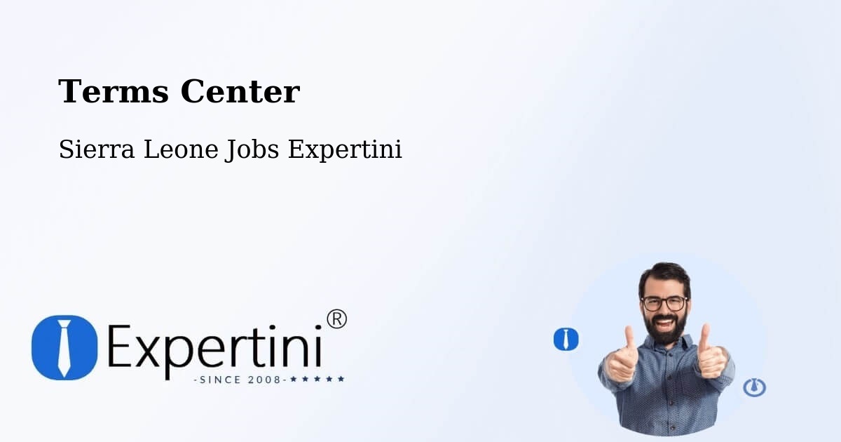 Terms of Service – Daru - Sierra Leone Jobs Expertini